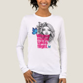 Betoverde vlucht Tri-Blend shirt (Voorkant volledig)