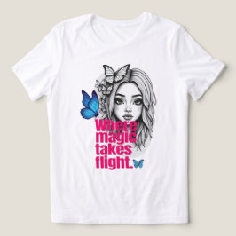 Betoverde vlucht Tri-Blend shirt