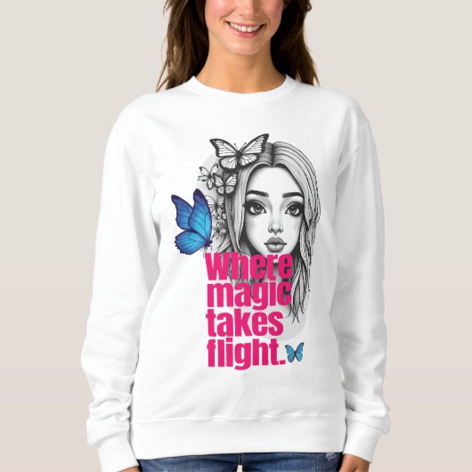 Betoverde vlucht trui (Voorkant)