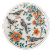 Betoverde volière keramische knop pull (Voorkant)