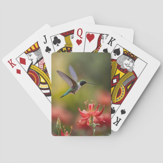 Betoverde volière luxe speelkaarten (Achterkant)