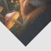 Betoverde vos in het Bos Tissuepapier (Detail)