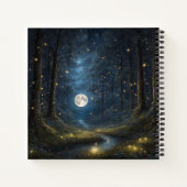 Betoverde vuurvliegjes & Volle Maan Hard Hoesje Jo Notitieboek (Achterkant)
