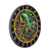 Betoverde wateren Octopus Dartbord (Voorkant Links)