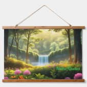 Betoverde Waterval in het Bos Hangend Wandkleed (Voorkant)