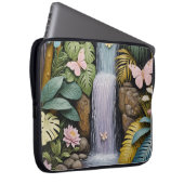Betoverde Waterval Oase Laptop Sleeve (Voorkant Rechts)