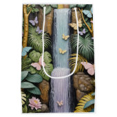 Betoverde Waterval Oase Medium Cadeauzakje (Achterkant)