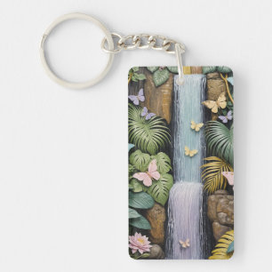 Betoverde Waterval Oase Sleutelhanger