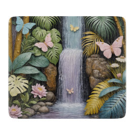 Betoverde Waterval Oase Snijplank