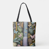 Betoverde Waterval Oase Tote Bag (Achterkant)