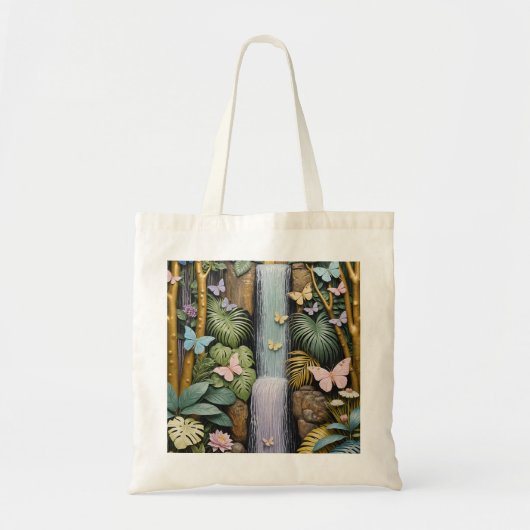 Betoverde Waterval Oase Tote Bag (Voorkant)