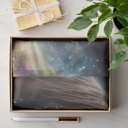 Betoverde Waterval Paard en Prinses Decoupage Tissuepapier (Geschenk)