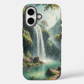 Betoverde waterval retraite Case-Mate iPhone case (Achterkant)