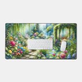 Betoverde Watervaltuin Leliemeer Bureaumat (Keyboard & Muis)