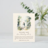 Betoverde Waterverf Boheemse Boheemse Dank u Briefkaart (Staand voorkant)