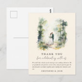 Betoverde Waterverf Boheemse Boheemse Dank u Briefkaart (Voorkant / Achterkant)