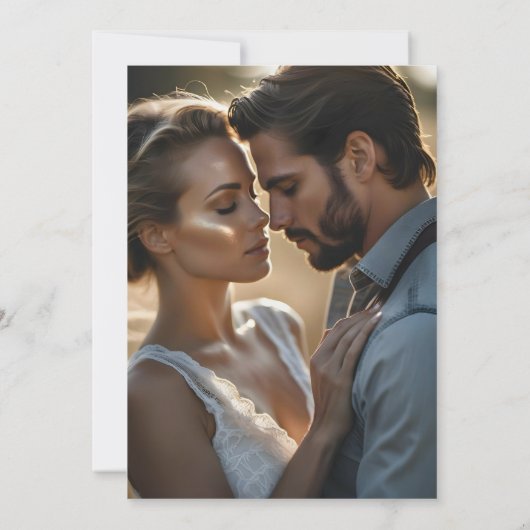 Betoverde Waterverf Boheemse Boheemse Save the Dat Kaart (Achterkant)