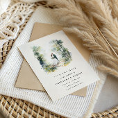 Betoverde Waterverf Boheemse Boheemse Save the Dat Kaart