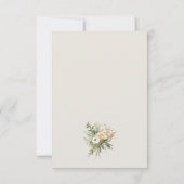 Betoverde Waterverf Forest Boho bruiloft RSVP Kaar (Achterkant)