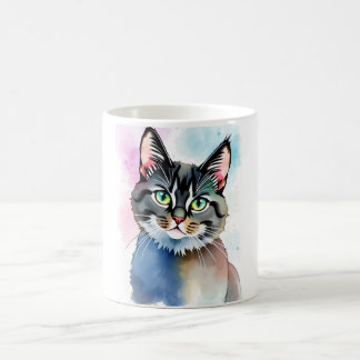 Betoverde Waterverf Kat Mok – Mystiek & Artistiek