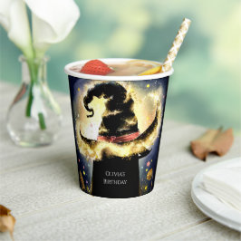 Betoverde Waterverf Wizard Verjaardag Papieren Bekers