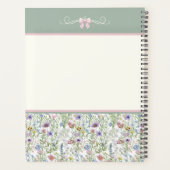 Betoverde Weide Cello Oefenschema | Bloemmotief Planner (Achterkant)