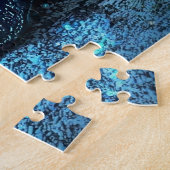 Betoverde Welshe Coracle - Bioluminescente Kunst Legpuzzel (Zijkant)