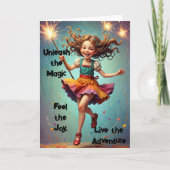 Betoverde Wensen - Een Kerstavontuur Kaart (Voorkant)