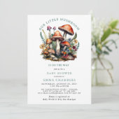 Betoverde Whimsical Mushrooms Woodland Baby shower Kaart (Staand voorkant)
