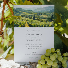 Betoverde wijngaard Napa Valley bruiloft Kaart