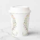 Betoverde Wildflower Meadow Vrijgezellenfeest guns Papieren Bekers (Links)