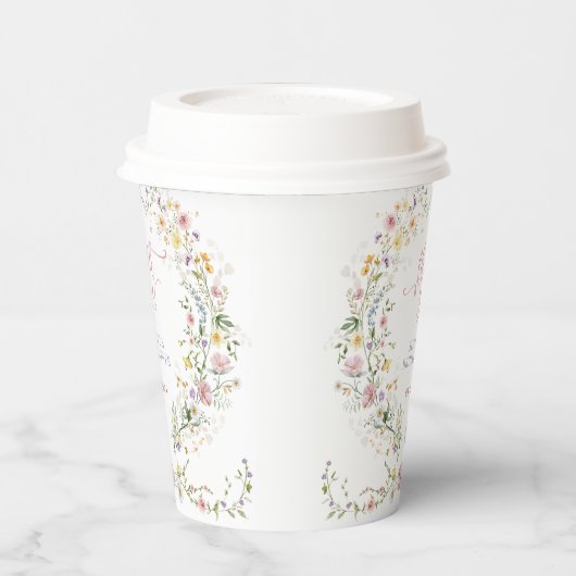 Betoverde Wildflower Meadow Vrijgezellenfeest guns Papieren Bekers (Links)