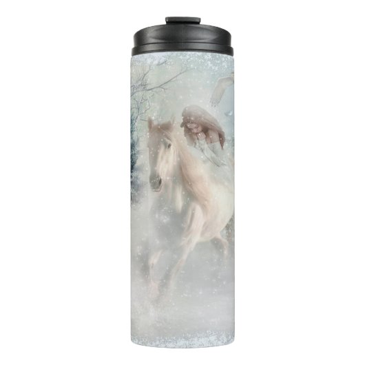 Betoverde Winter Prinses Thermosbeker (Voorkant)