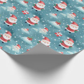 Betoverde Winter Wonderland Cadeaupapier (Hoek)