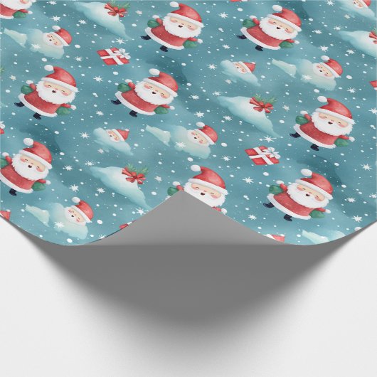 Betoverde Winter Wonderland Cadeaupapier (Hoek)