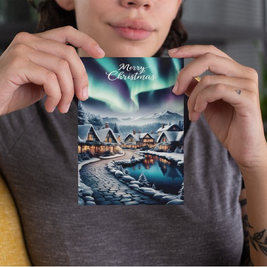 Betoverde Winter Wonderland Kerst Kaart