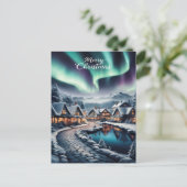 Betoverde Winter Wonderland Kerst Kaart (Staand voorkant)