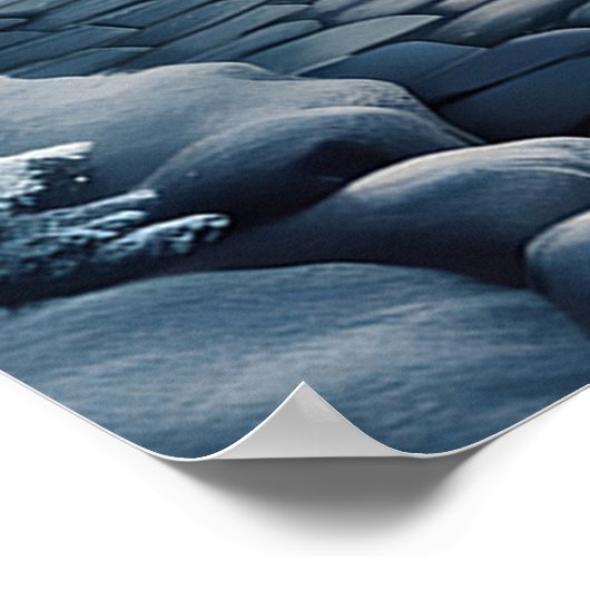 Betoverde Winter Wonderland Kerstmis Poster (Hoek)