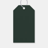 Betoverde Winterdas Cadeaulabel (Achterkant)