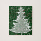 Betoverde Winterglans Kerstboom Legpuzzel (Verticaal)