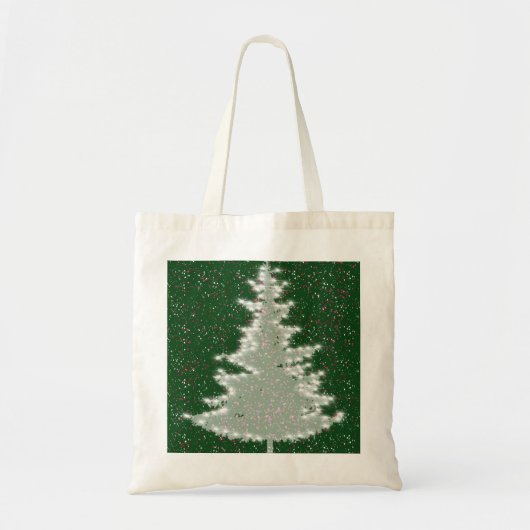 Betoverde Winterglans Kerstboom Tote Bag (Voorkant)