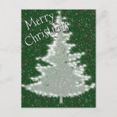 Betoverde wintergloed kerstboom briefkaart (Voorkant)