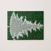 Betoverde wintergloed kerstboom legpuzzel (Horizontaal)