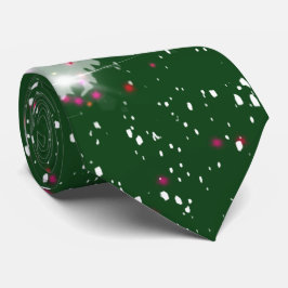 Betoverde wintergloed kerstboom stropdas