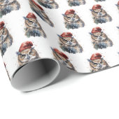 betoverde winteruil cadeaupapier (Rol Hoek)