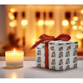 betoverde winteruil cadeaupapier