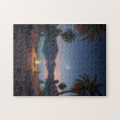 Betoverde Woestijn Oase Nacht Puzzel (Horizontaal)