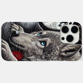 Betoverde Wolf en Weerspiegeling Case-Mate iPhone Case (Achterkant (horizontaal))