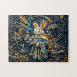 Betoverde wortelkonijn legpuzzel