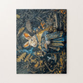 Betoverde wortelkonijn legpuzzel (Verticaal)